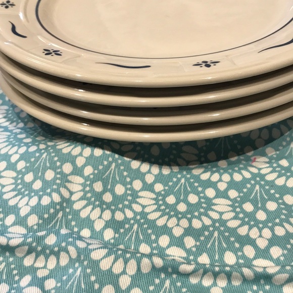 4 set longaberger dinner plates - Picture 3 of 3